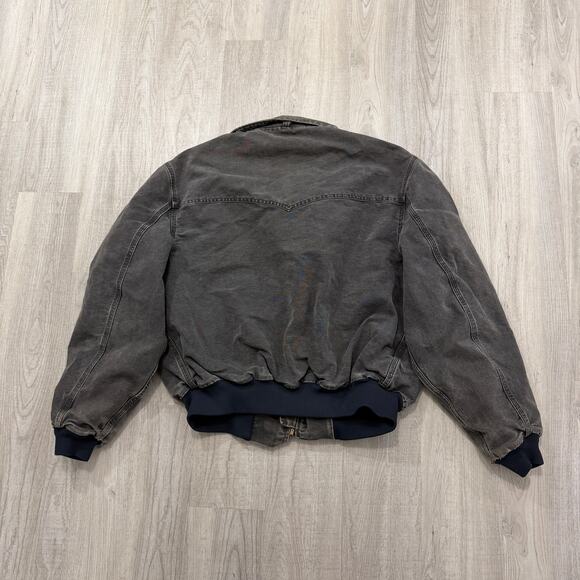 Vintage Carhartt Sante Fe Jacket Mens 2XL Black Faded Aztec Western Lined JS1105 - Picture 11 of 13